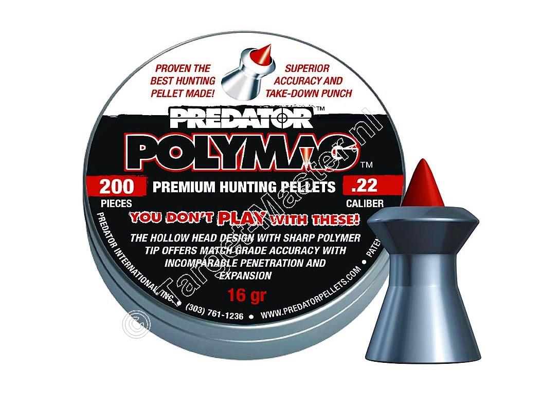 Predator Polymag 5.50mm Airgun Pellets tin of 200